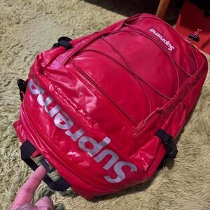 Supreme Cordura Backpack FW17 Red Backpack
